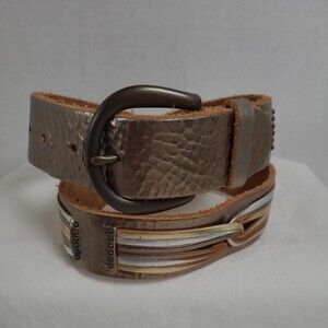 Fossil Women's Brown Leather Belt